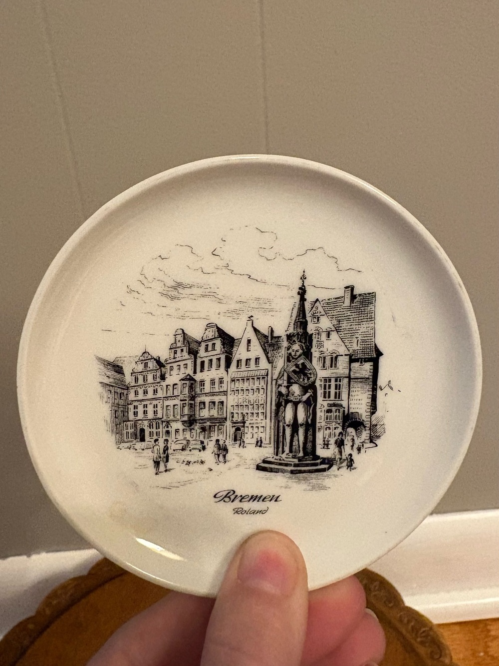 Butter Pat Size Trinket Dish German